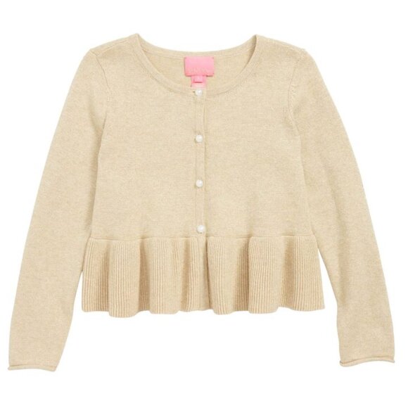 Lilly Pulitzer Gold Metallic Sweater - Picture 1 of 5